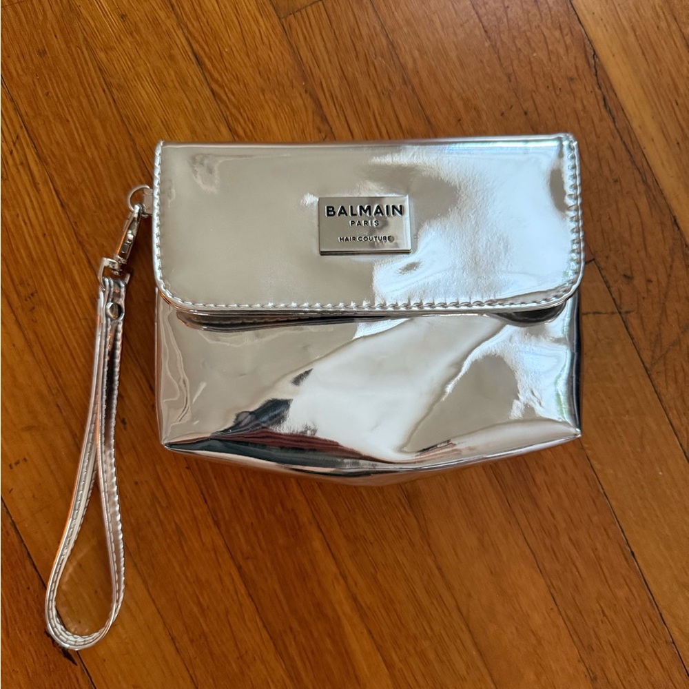 Balmain • Hair Couture Silver Cosmetics Bag